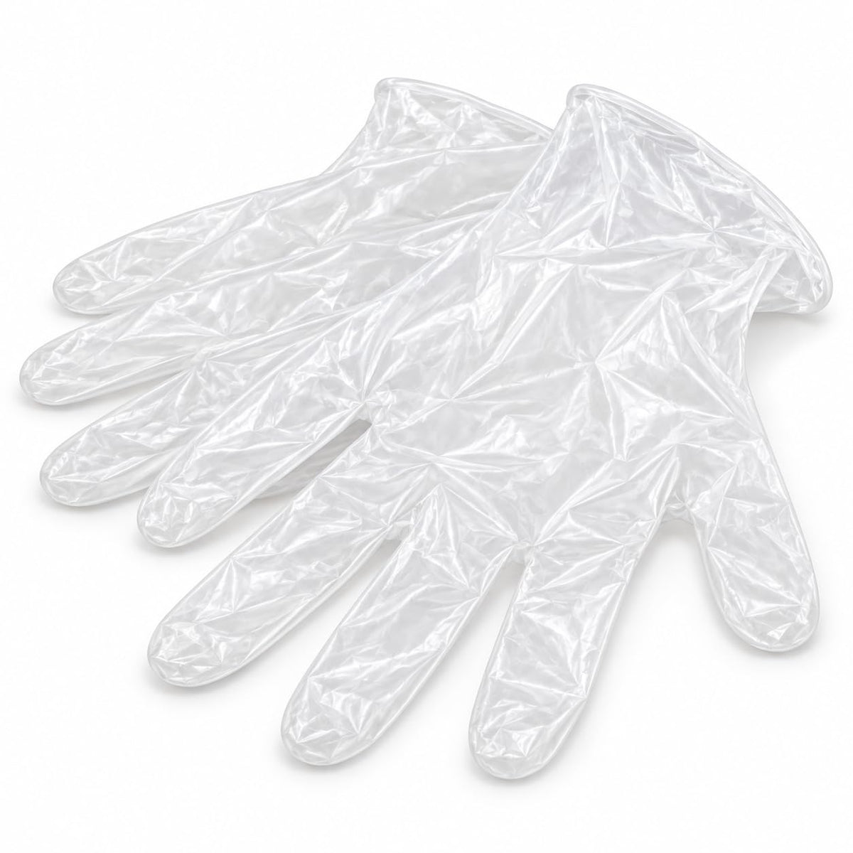1ABOVE 100 Clear Vinyl Gloves Medium Latex-Free Powder-Free