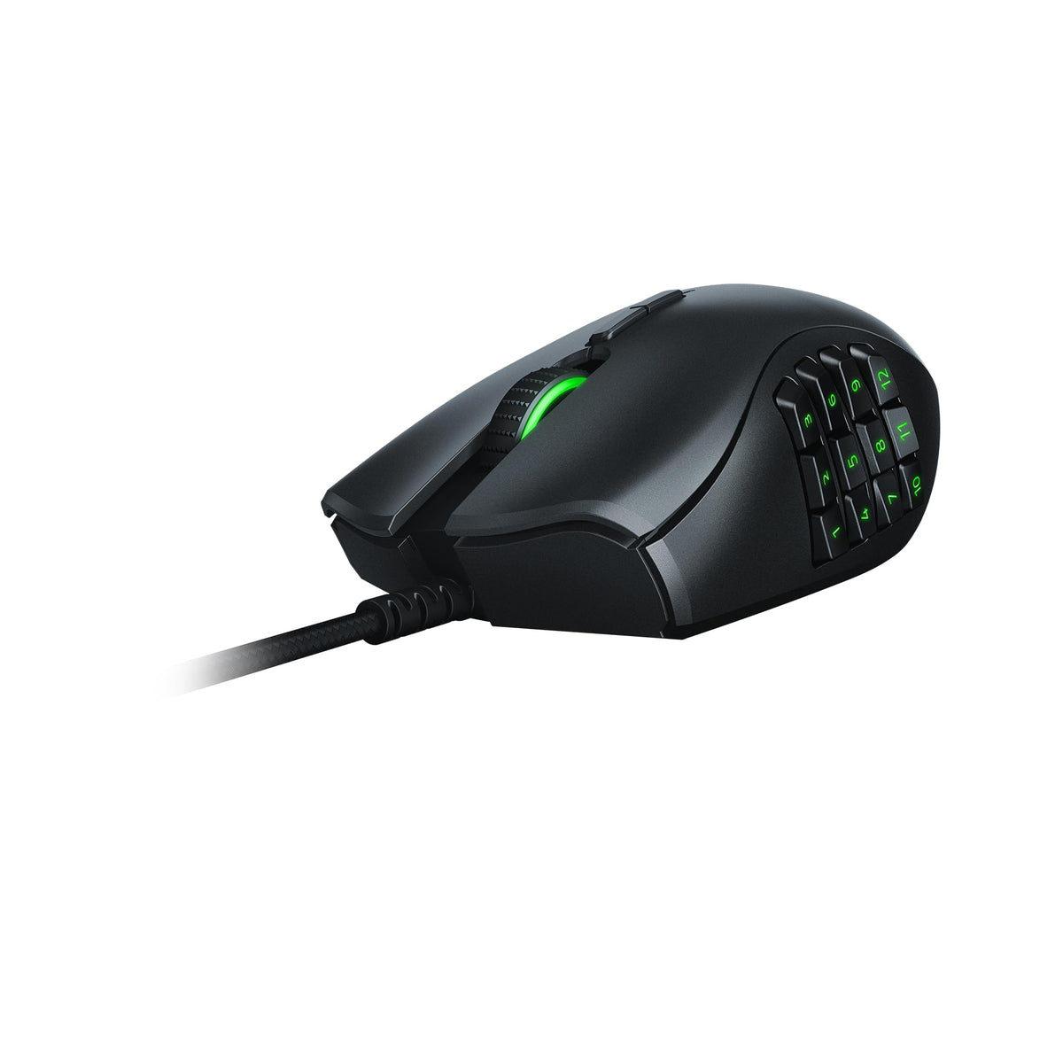 Razer Naga X - Ergonomic MMO Gaming Mouse with 16 Programmable Buttons (2nd Gen Optical Mouse Switches, Advanced 5G Optical Sensor, 85g Ergonomic Design, RGB Chroma, Speedflex Cable) Black