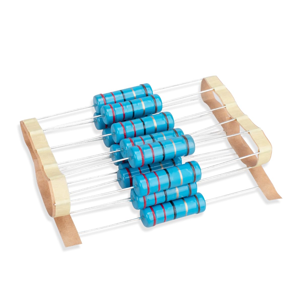 50 Pcs 1W 1% Tolerance 0.1 Ohm Metal Film Resistor Resistance for DIY Project and Experiments