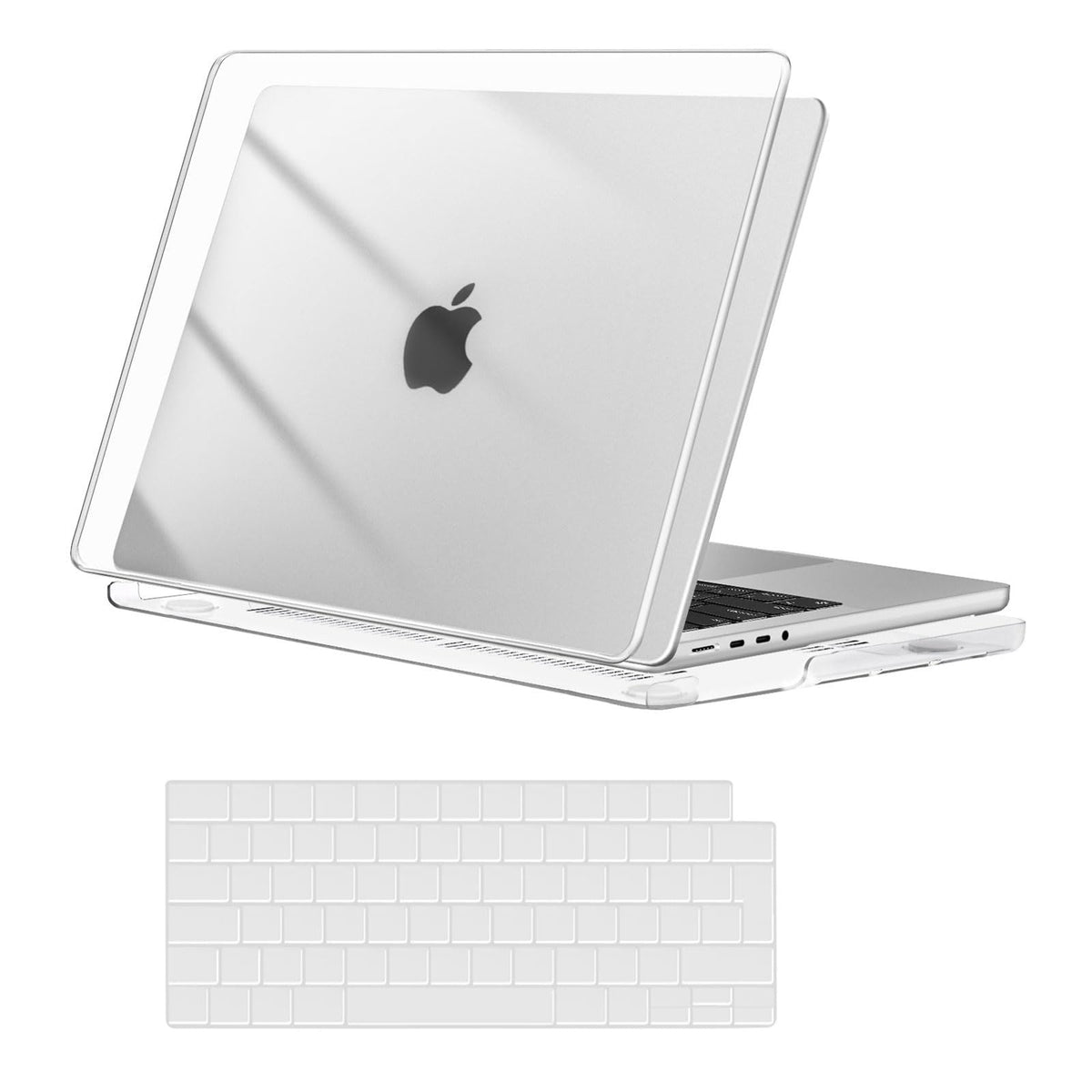 MOSISO Compatible with MacBook Air 13 inch Case M5-M2, Crystal Clear
