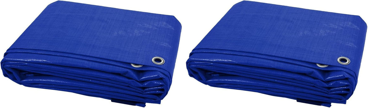 1.5 x 2 m Black 235 GSM Tarpaulin Waterproof Heavy Duty Tarp Sheet Cover, Groundsheet - Waterproof, Weatherproof, Frost-Resistant, UV Protection, Universal, Multipurpose, Reinforced Eyelets