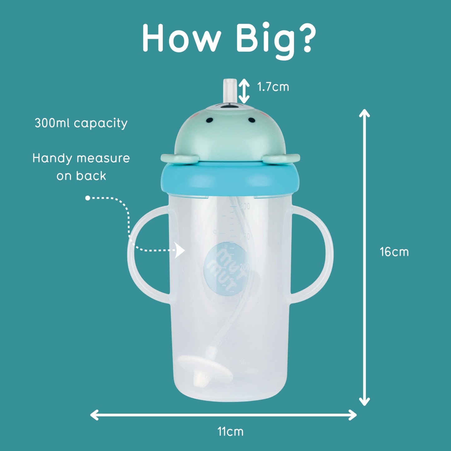 TUM TUM Tippy Up Free Flow Sippy Cup (No Valve), Sippy Cup for Toddlers, 200ml, BPA Free (Betsy Bear S3)