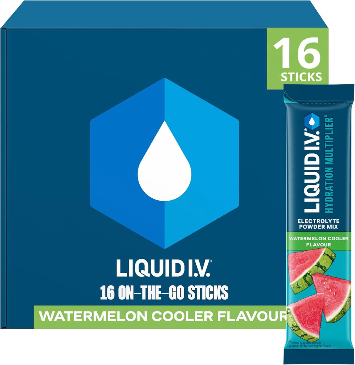 Liquid I.V. Hydration Multiplier Electrolyte Mix, Passion Fruit, 16 Sticks
