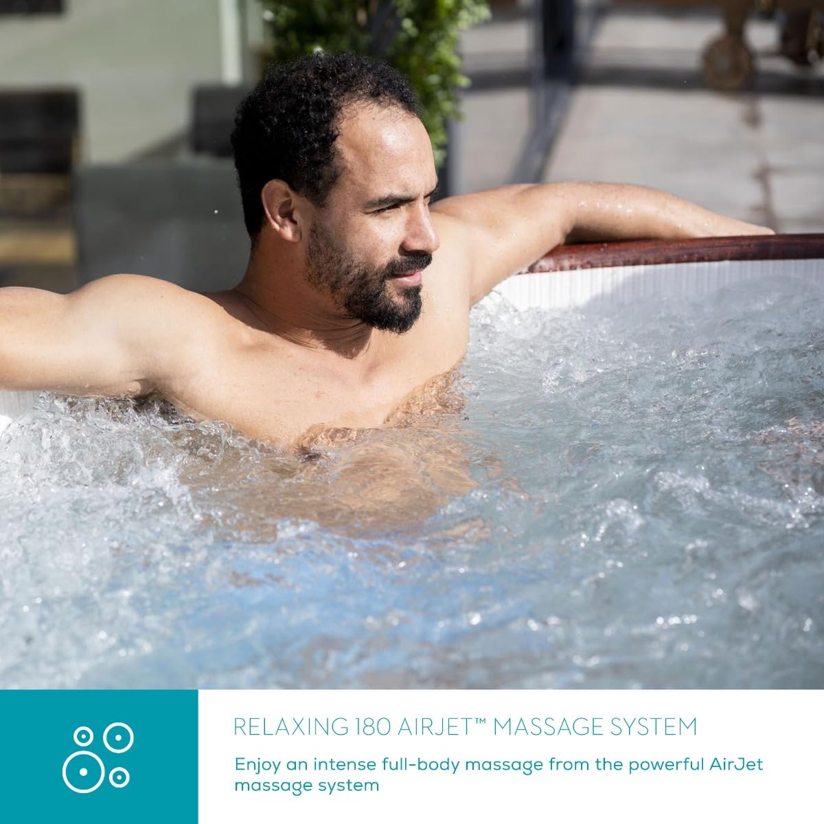 Lay-Z-Spa Helsinki Smart AirJet Plus Inflatable Hot Tub with App Control 5-7 person