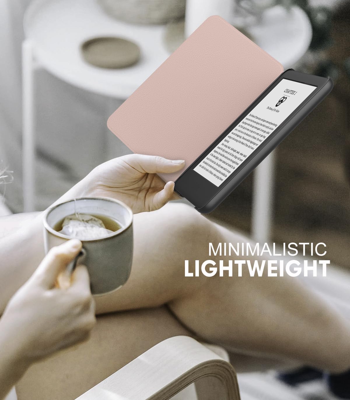 MoKo Case for 6" Amazon Kindle Basic 11th Gen 2024/2022, Matcha