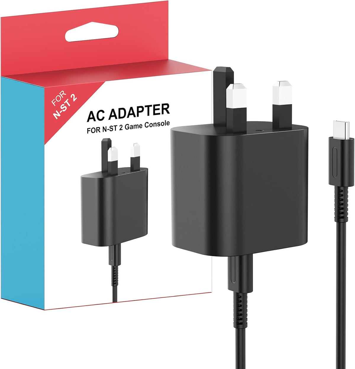 Charger for Nintendo Switch 2, 60W Fast Charging with 10FT/3M USB C Cable