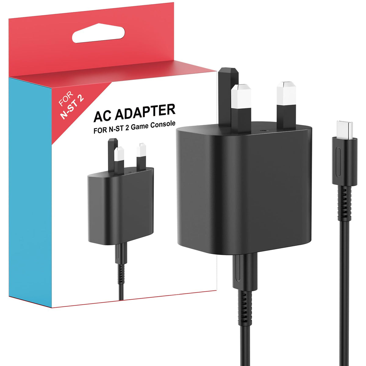Charger for Nintendo Switch 2, 60W Fast Charging with 10FT/3M USB C Cable