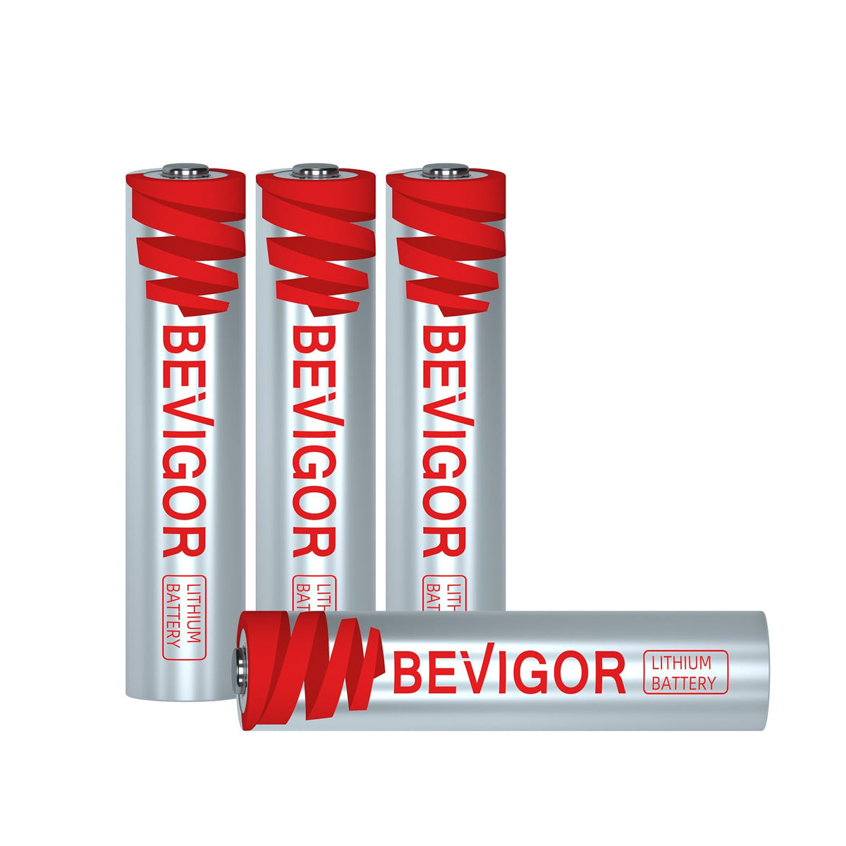 BEVIGOR Lithium AA Battery Pack of 4