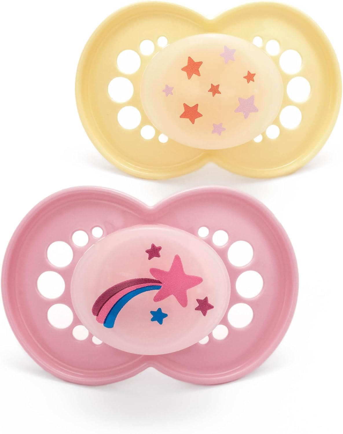 MAM Original Dummies, 18-36M, 2 Pack, Orthodontic Design, Blue/Green