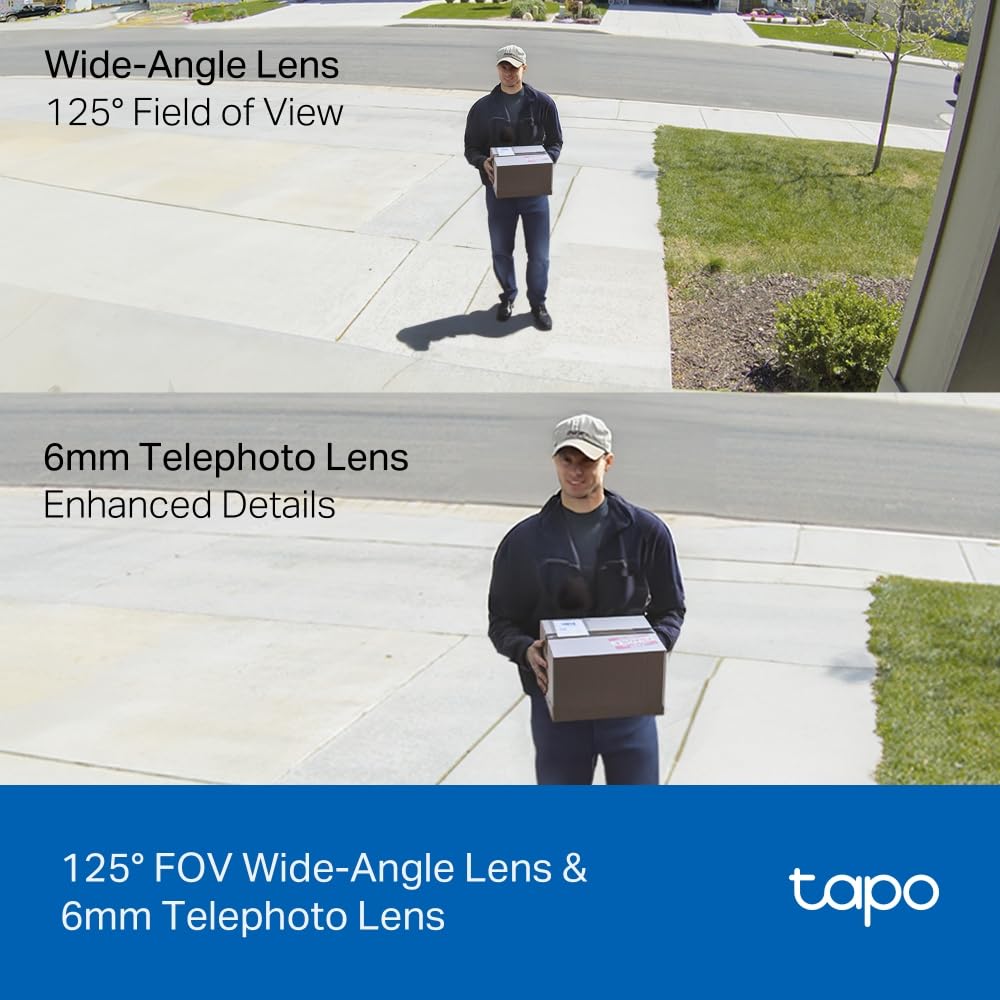Tapo C216 2K 3MP Pan/Tilt Indoor Outdoor Security Camera Spotlights Camera