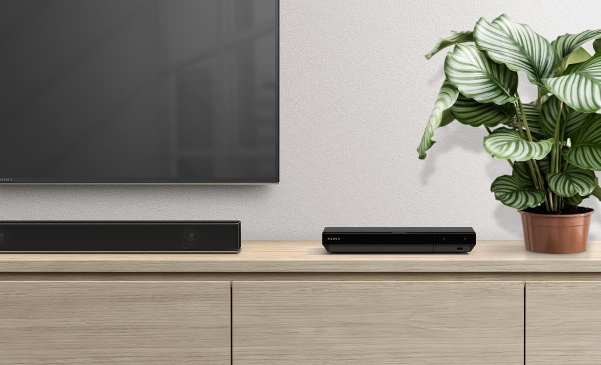 Sony UBP-X700K 4K Ultra HD Blu-ray Disc Player – High Resolution Audio, HDR10, Dolby Vision, Advanced upscaling, Universal player, HDMI & Coaxial SPDIF, User-friendly UX