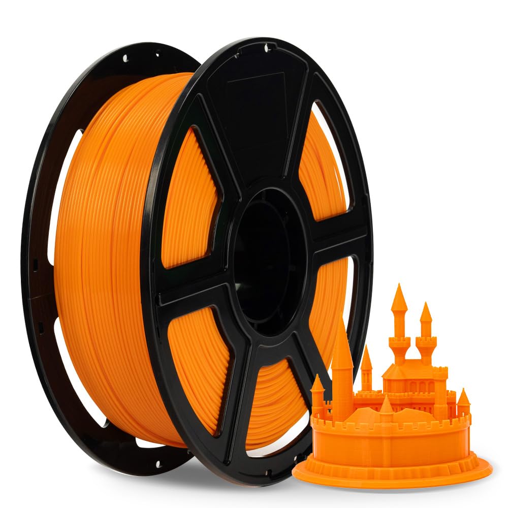 FLASHFORGE 3D Printer Filament, PLA PRO Filament 1.75mm, 1KG Spool (2.2lbs), Dimensional Accuracy +/- 0.02mm for FDM 3D Printers, Better Tenacity & No Knotting (White)