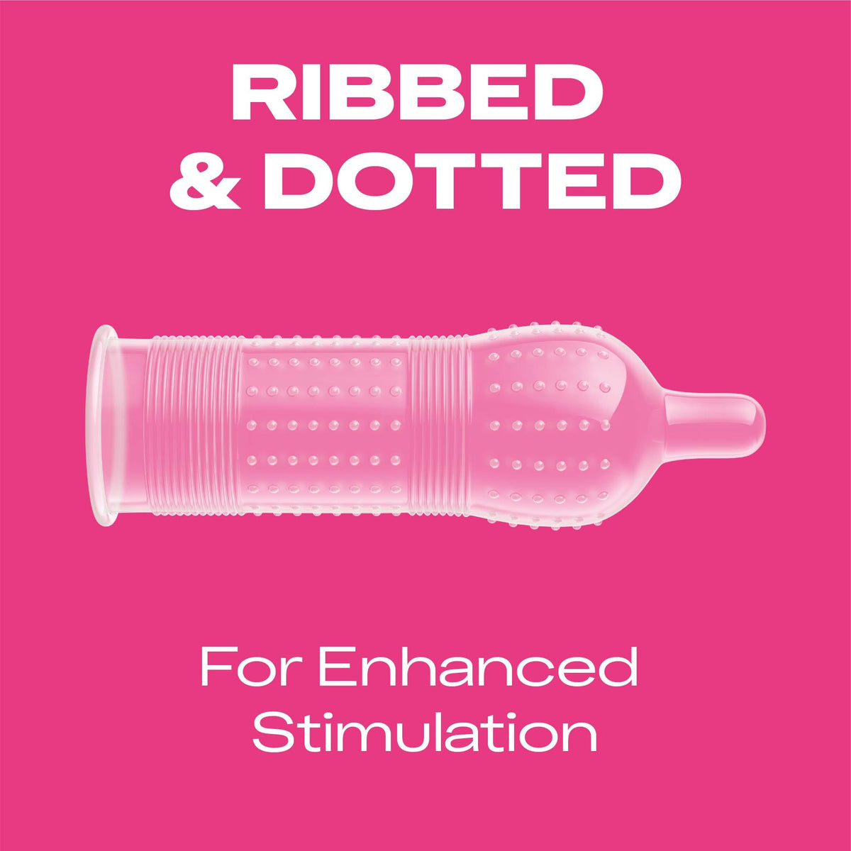 Durex Pleasure Me, 12 Condoms, Ribbed & Dotted, Regular Fit, Pre Lubricated