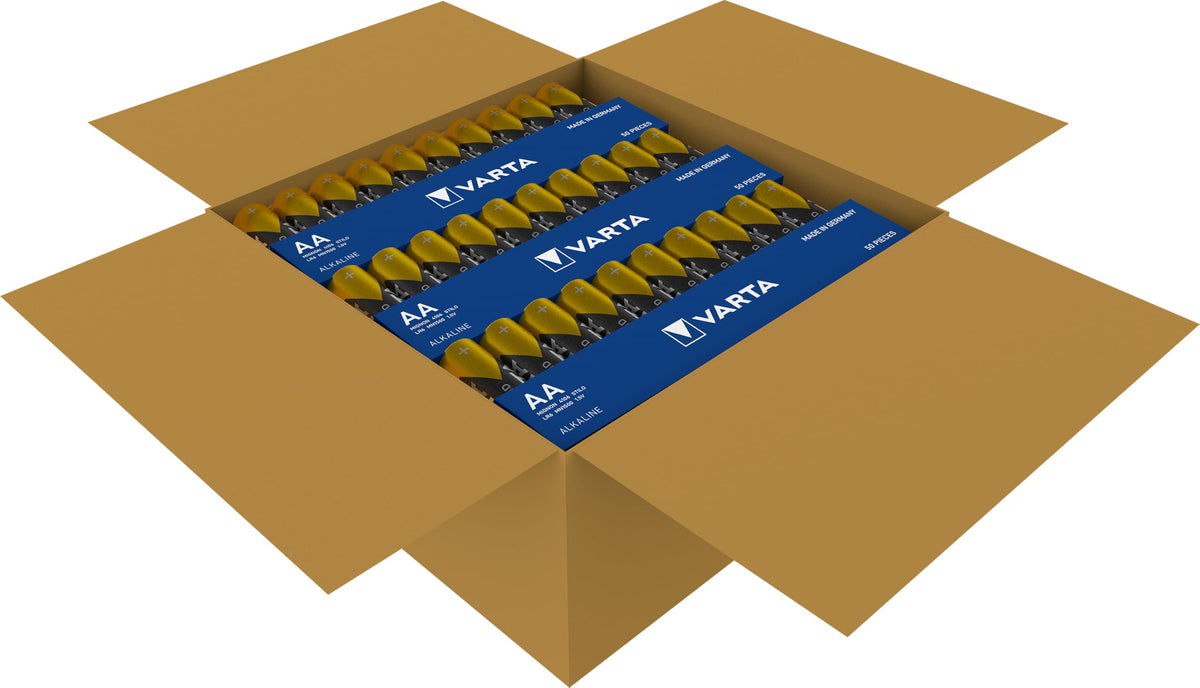 VARTA Batteries AA, Pack of 40, Power on Demand, Alkaline, 1.5 V