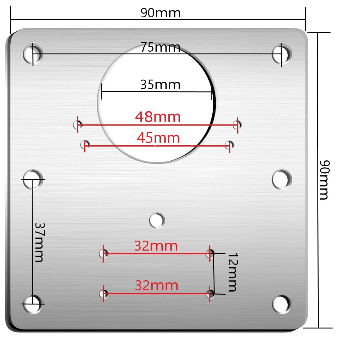 Hinge Repair Plate,4PCS Cabinet Hinge Repair Plate with Customized Screws,Stainless Steel Kitchen Cupboard Door Hinge Repair Brackets with Holes
