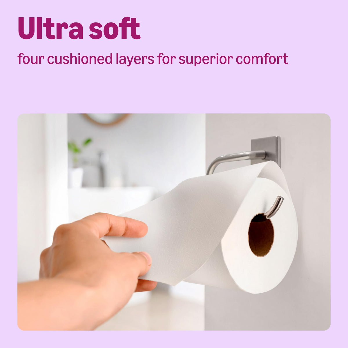 by Amazon Ultra Soft Toilet Tissue, 4-ply, 12 Rolls (1 Pack of 12), 160 Sheets per Roll