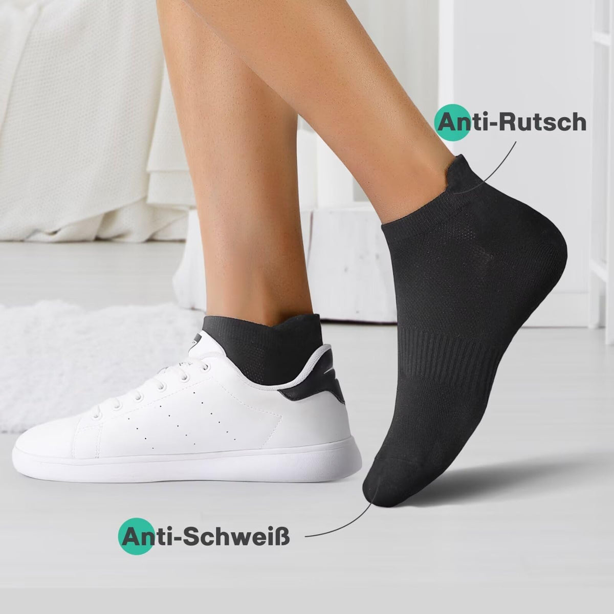 YouShow 10/20 Pairs Trainer Socks Cotton Sports Ankle Socks for Men & Women