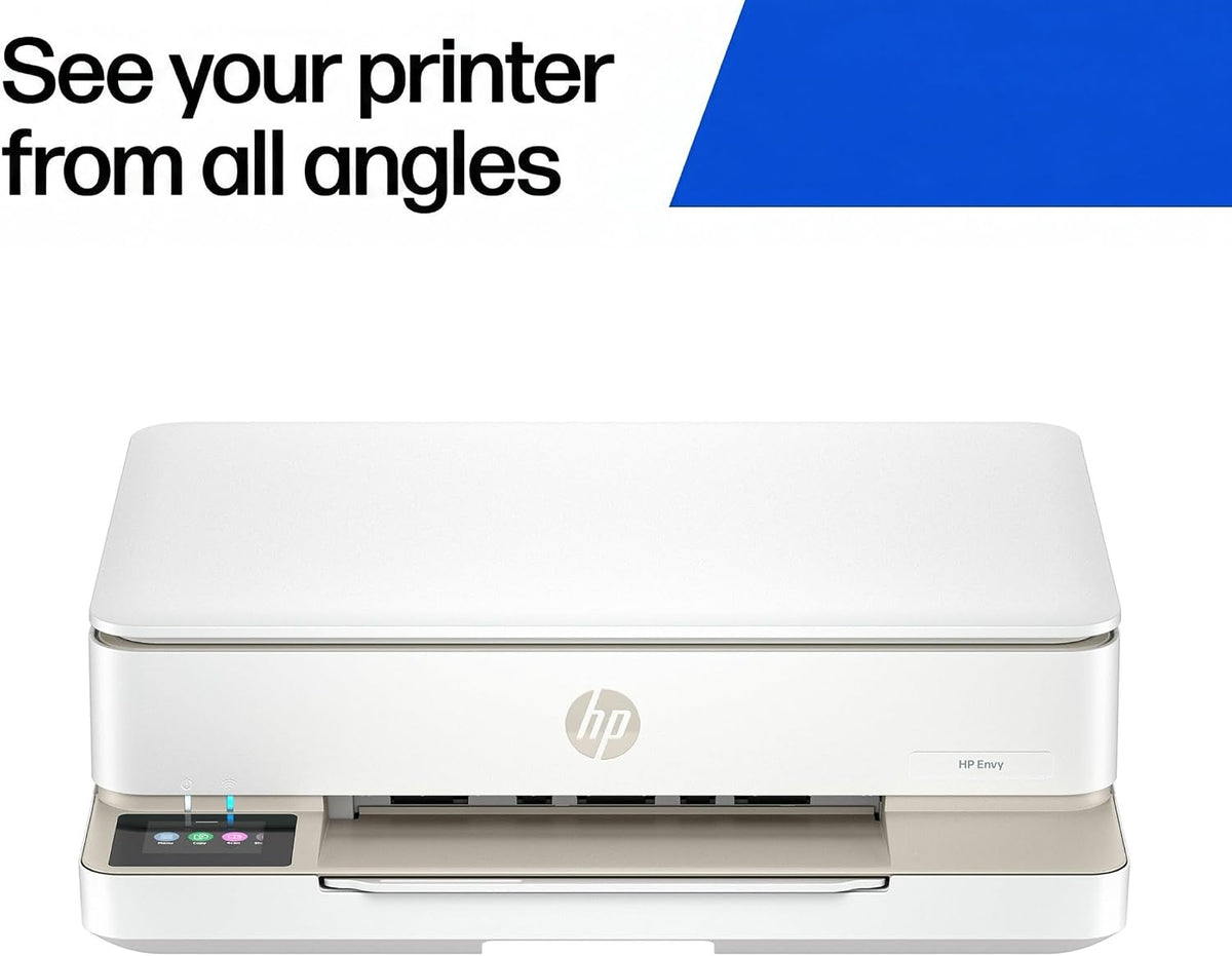 HP Envy 6120e All in One Printer | Perfect for Home | Colour | Wireless | Print, Scan & Copy | 3 Months of free Instant Ink | Easy Setup & Reliable Wi-Fi | White