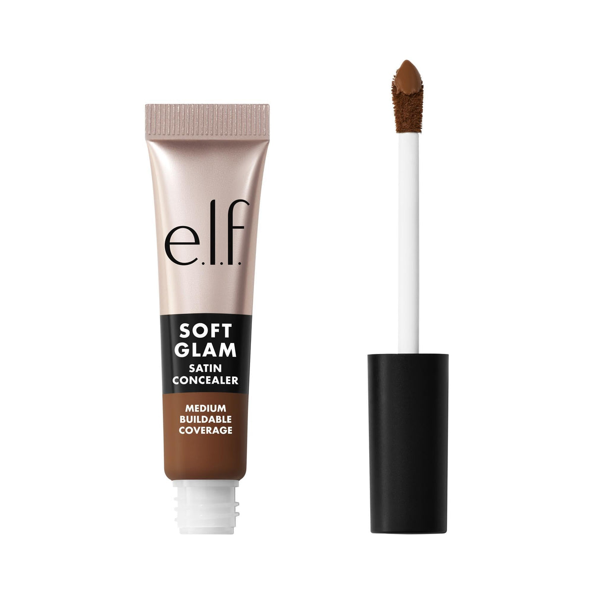 e.l.f. Soft Glam Satin Concealer, Medium Coverage for Blemishes & Under-Eye, Crease-Resistant, Long-Lasting, Vegan & Cruelty-Free, 10 Fair Cool