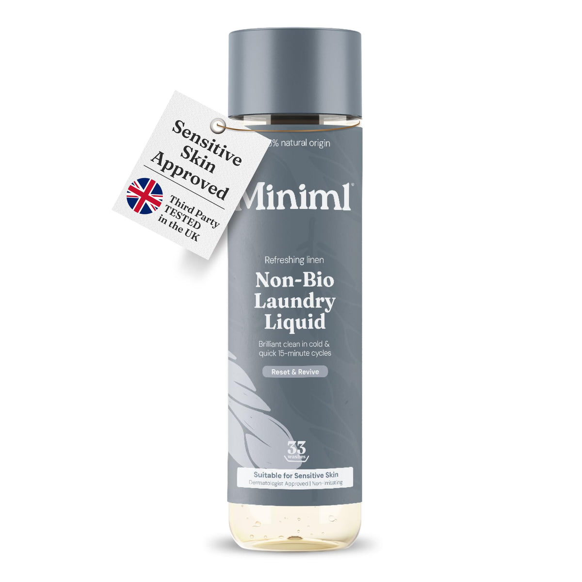 Miniml Eco Laundry Liquid Washing Detergent 5L Refill – Fresh Linen
