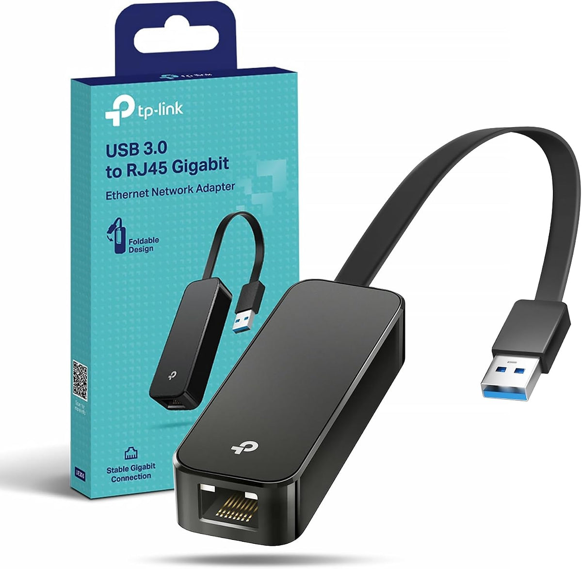 TP-Link UE306 WiFi Adapter, USB 3.0 to Gigabit Ethernet Network Adapter, USB to RJ45 Lan Wired Adapter for PC/Laptop/Ultrabook, Plug and Play in Nintendo Switch, Supports Windows 10/8.1, Linux OS