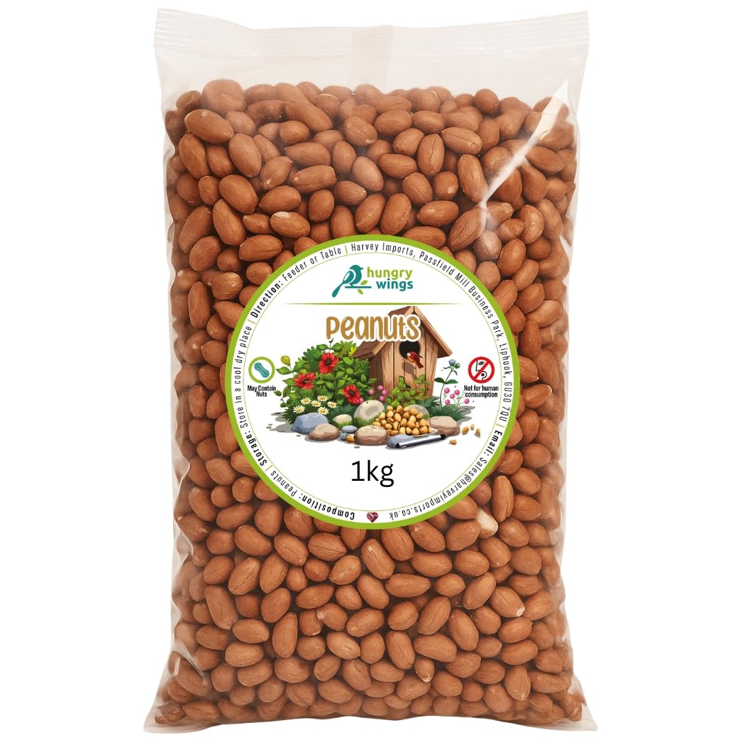 Peanut Kernels Wild Bird Food Seed, 5L Refill Bag