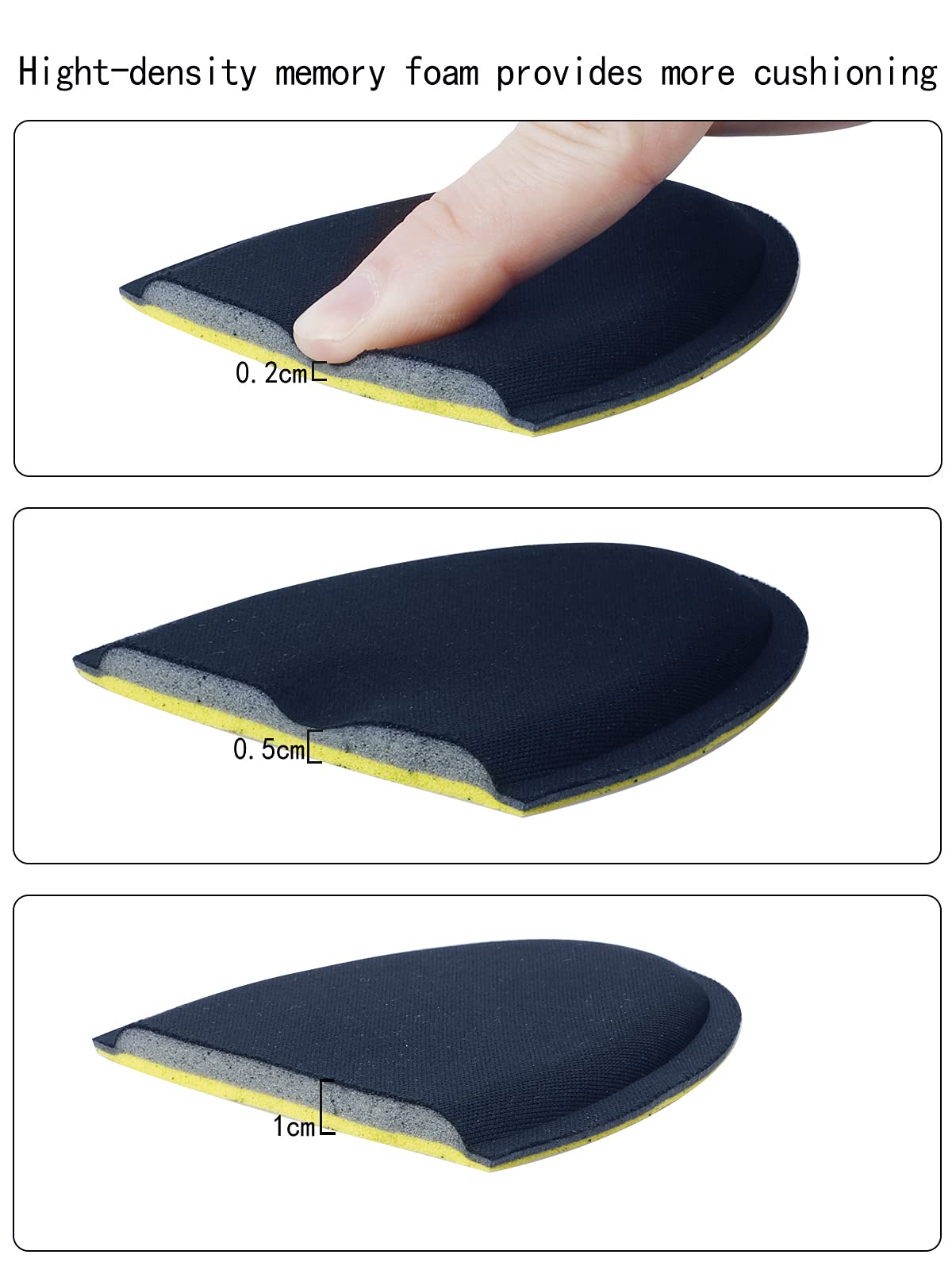 riemot Memory Foam Insoles for Men and Women - Replacement Shoe Inserts Comfort Cushioning for Sports Shoes, Trainers, Sneakers, Work Boots and Walking Shoes