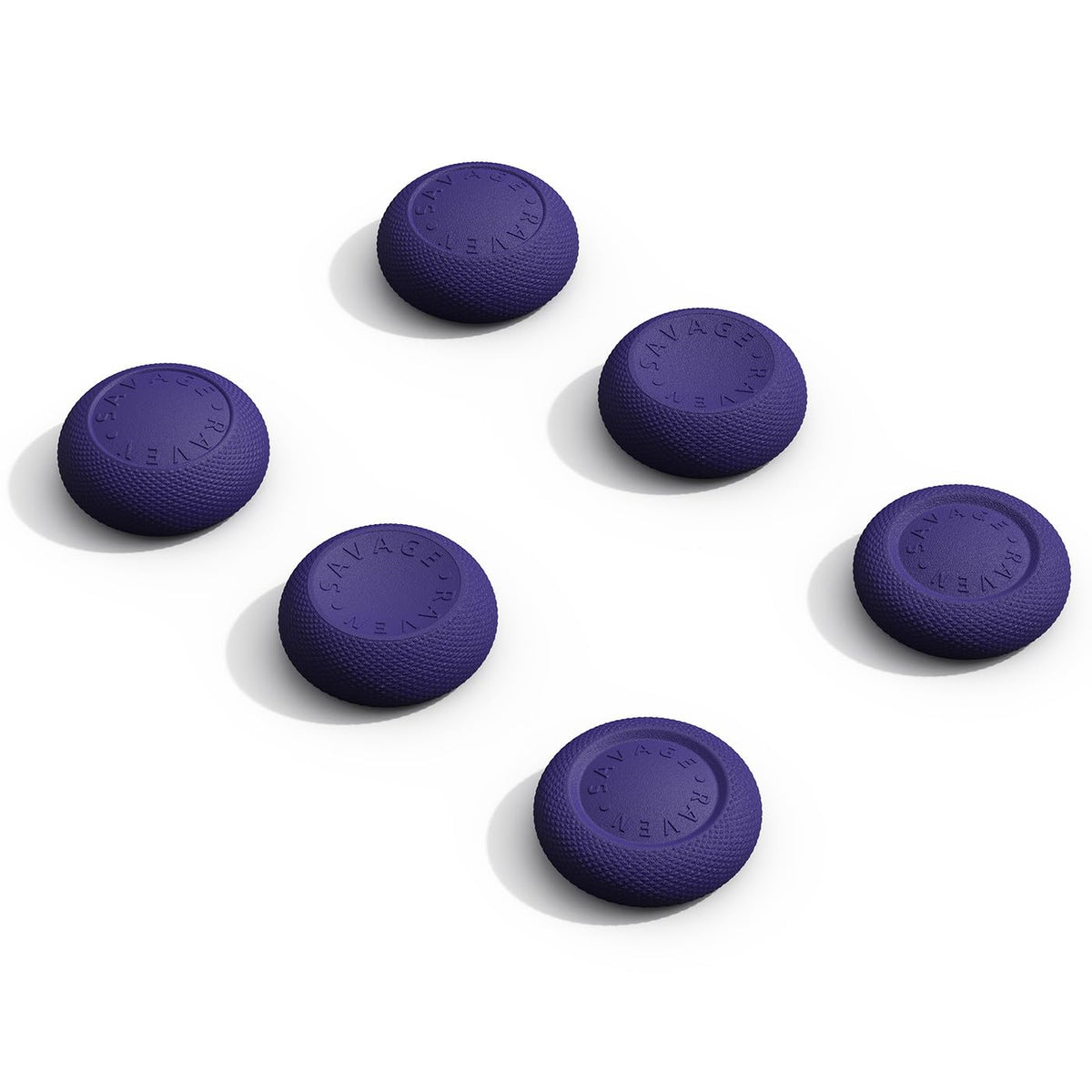 Savage Raven by Skull & Co. Skin, CQC Thumb Grip Set Joystick Cap Analog Stick Cap for Nintendo Switch 2 Joy-Con Controller - Light Purple+Light Green, 3 Pairs(6pcs)