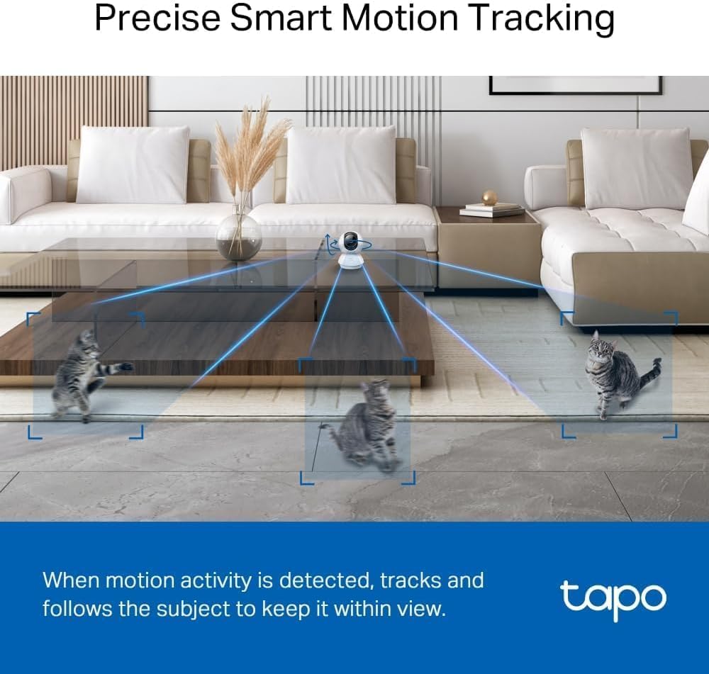 Tapo C230 3K 5MP Pan/Tilt Indoor Security Camera Pet Camera Baby Camera