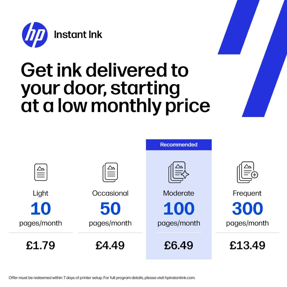 HP DeskJet 2922 All in One Printer | Wireless | Colour | 3 months free Instant Ink Included | Easy Setup & Reliable Wi-Fi | Print, Scan & Copy