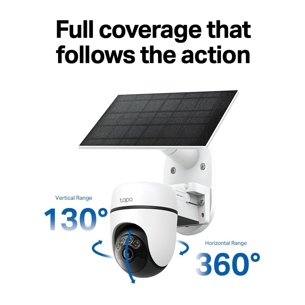 Tapo TC82 2K Battery Outdoor Security Camera Wireless