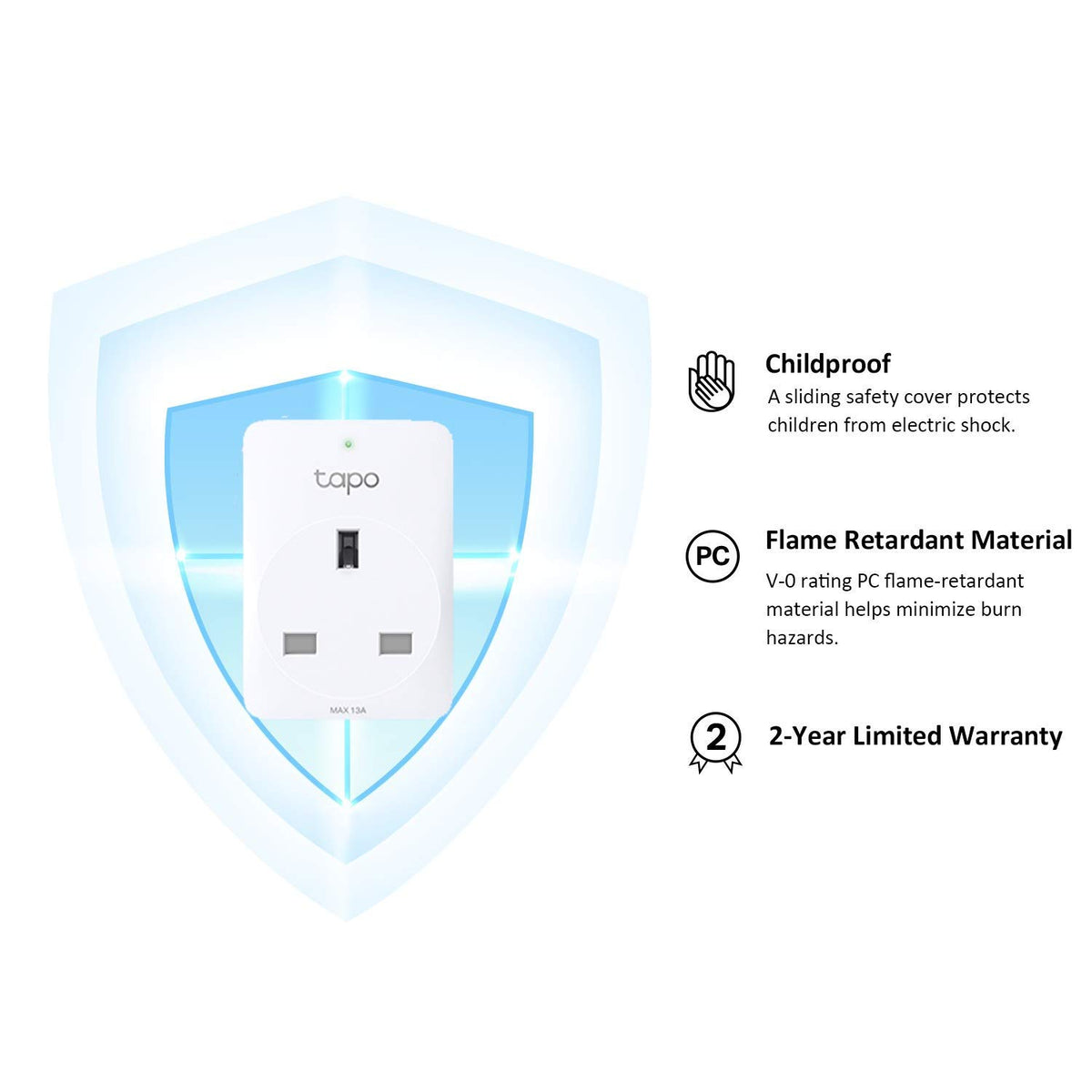 Tapo P100(4-pack) Smart Plug, Mini WiFi Plug Works with Alexa & Google