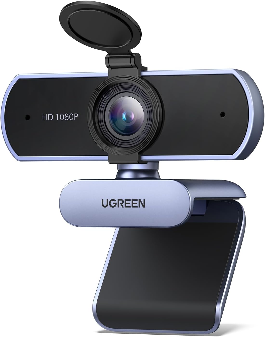 UGREEN Full HD 1080P/30fps Webcam for PC/Laptop/Mac, Auto Light Correction