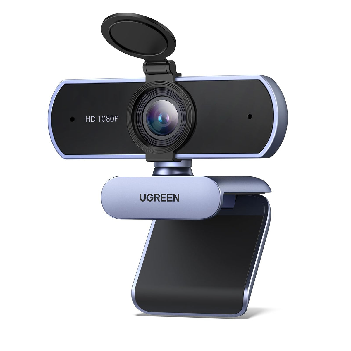 UGREEN Full HD 1080P/30fps Webcam for PC/Laptop/Mac, Auto Light Correction