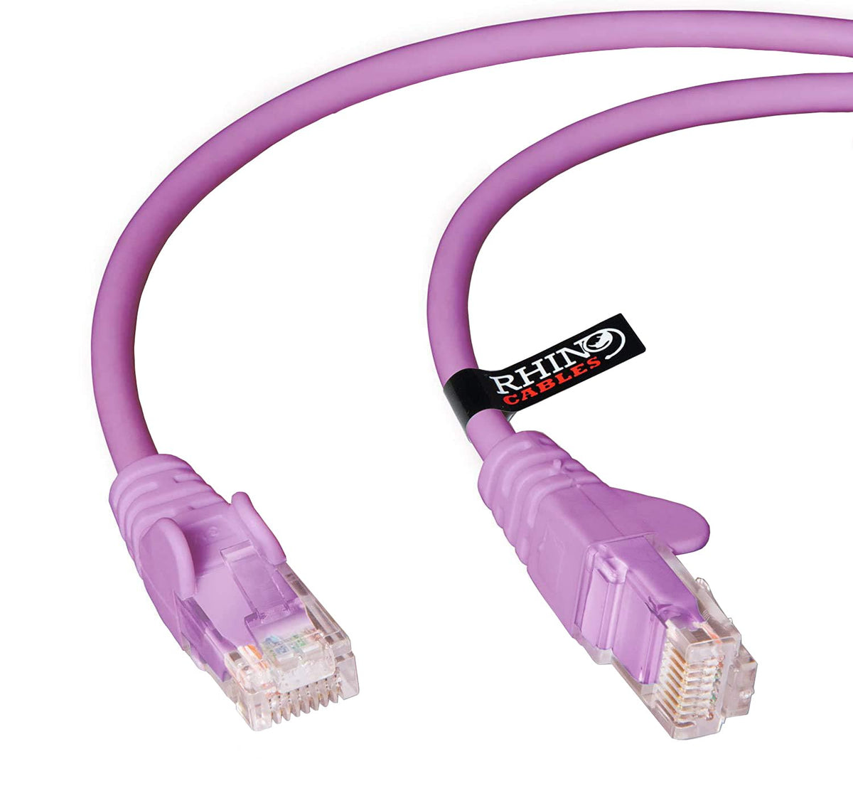 rhinocables CAT 5e Ethernet Cable, RJ45 Network Lead (3m, Black)