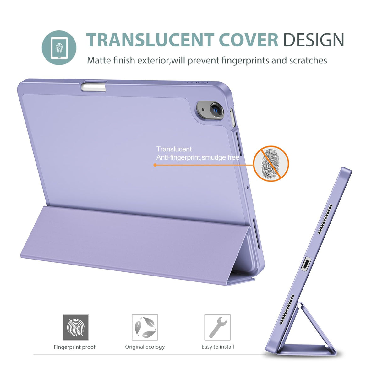 ProCase for iPad Air 11-inch Case M4/M3/M2, Air 5th/4th Gen 10.9,Navy