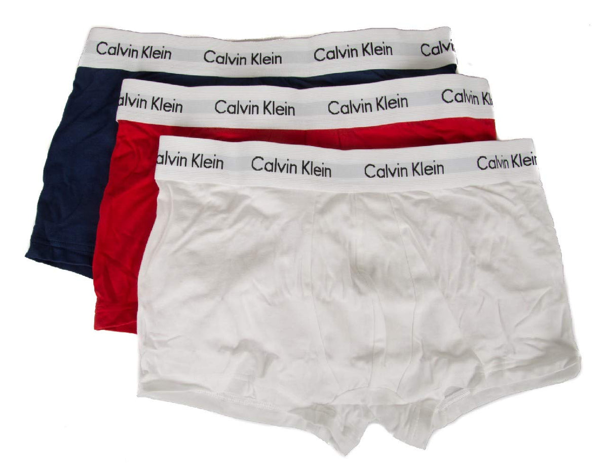 Calvin Klein Men’s 3 Pack Low Rise Trunks Underwear