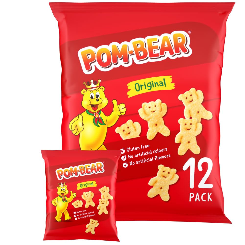 Pom Bear • Original Potato Snacks • Multipack • 6 Bags