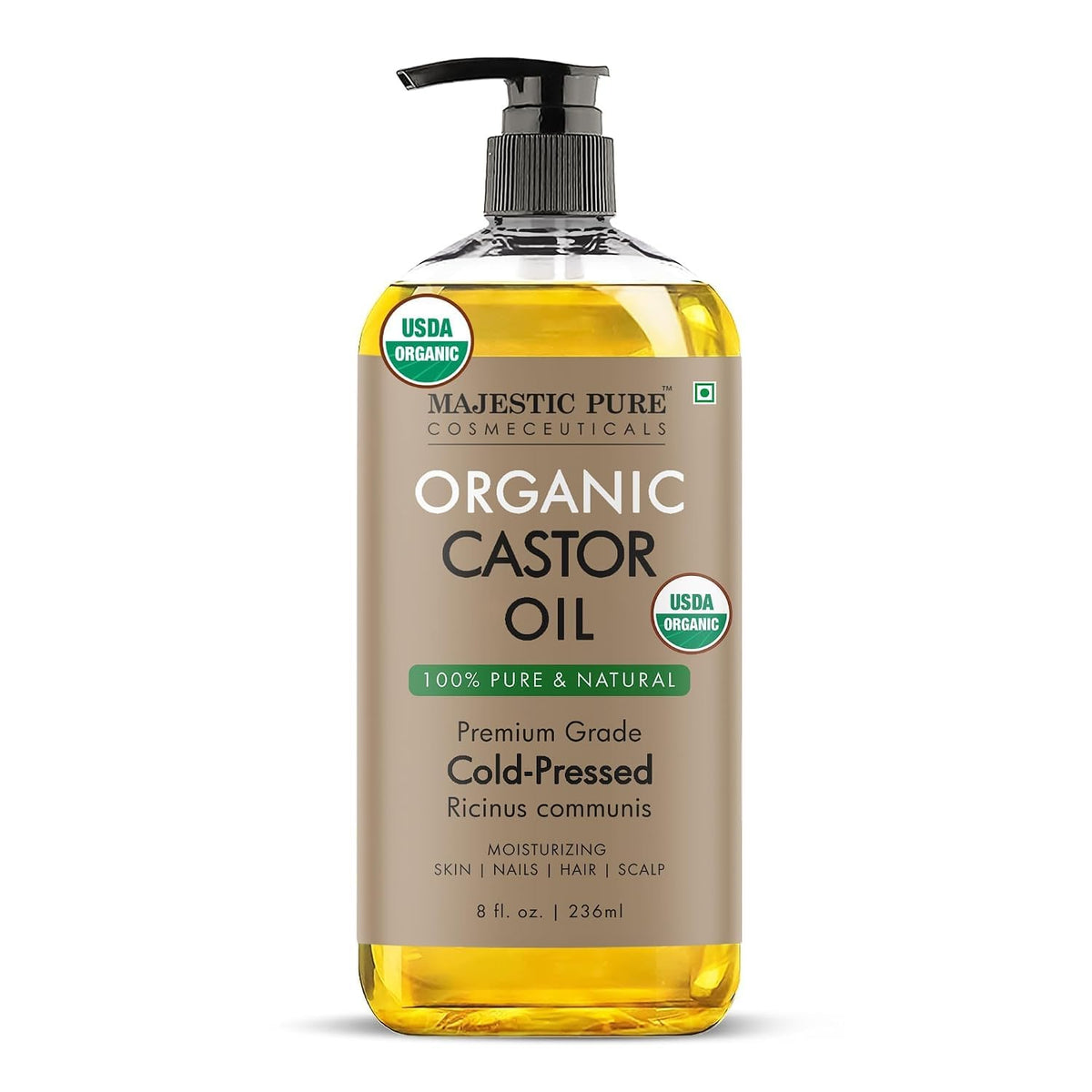 Majestic Pure Vitamin E Oil 100% Pure and Natural Oil - 236 ml