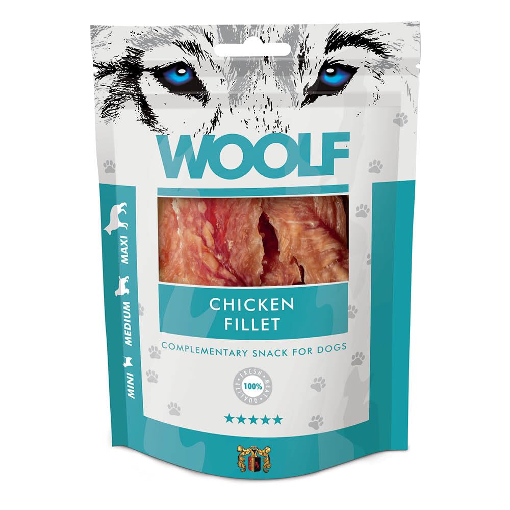WOOLF Soft Duck Fillet Dog Treats - Complementary Snacks for Dogs | 100g