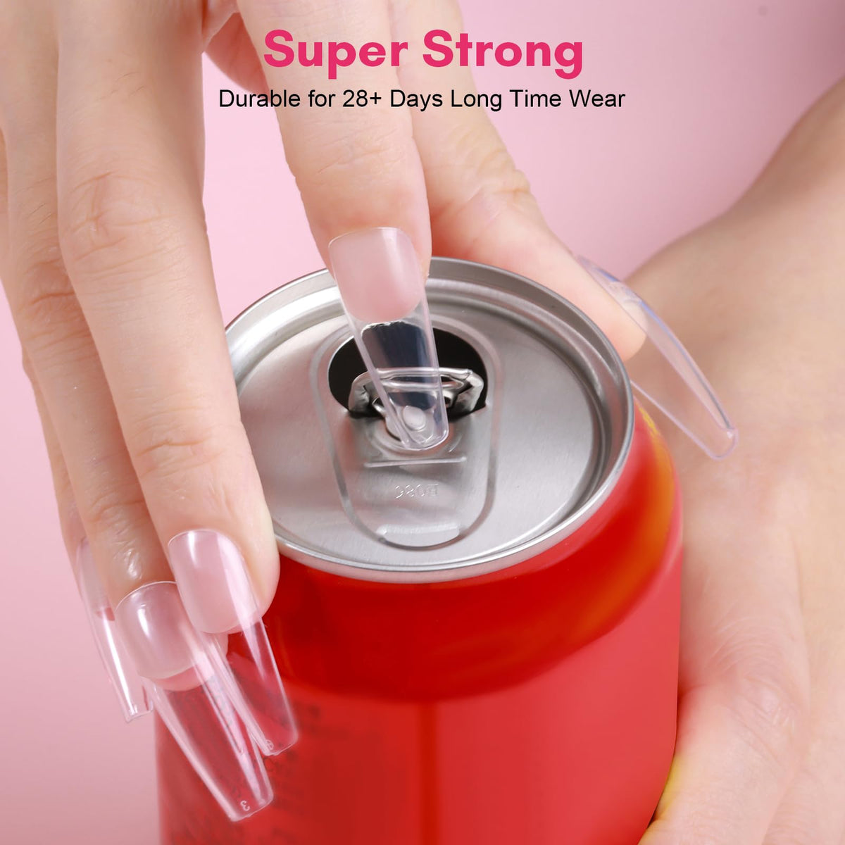 Makartt Extra Strong Nail Glue with Brush – 5s Dries Quickly, Long-Lasting Hold, 7ml Acrylic Adhesive for Nail Tips, Fake Nails & Repairs, No Nail Lamp Needed