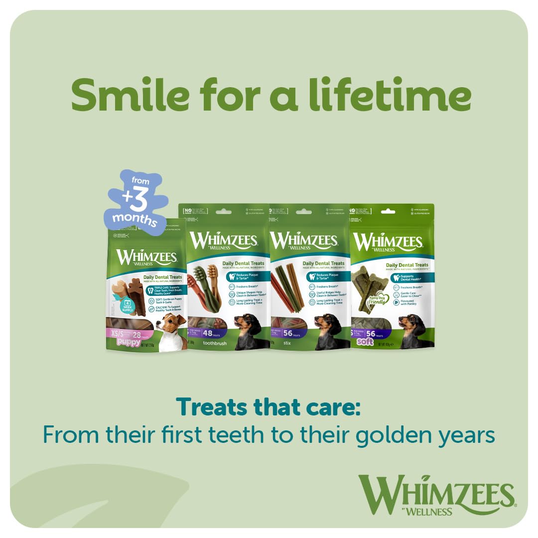 WHIMZEES Toothbrush S, Month Box, 30 Pieces – Size S