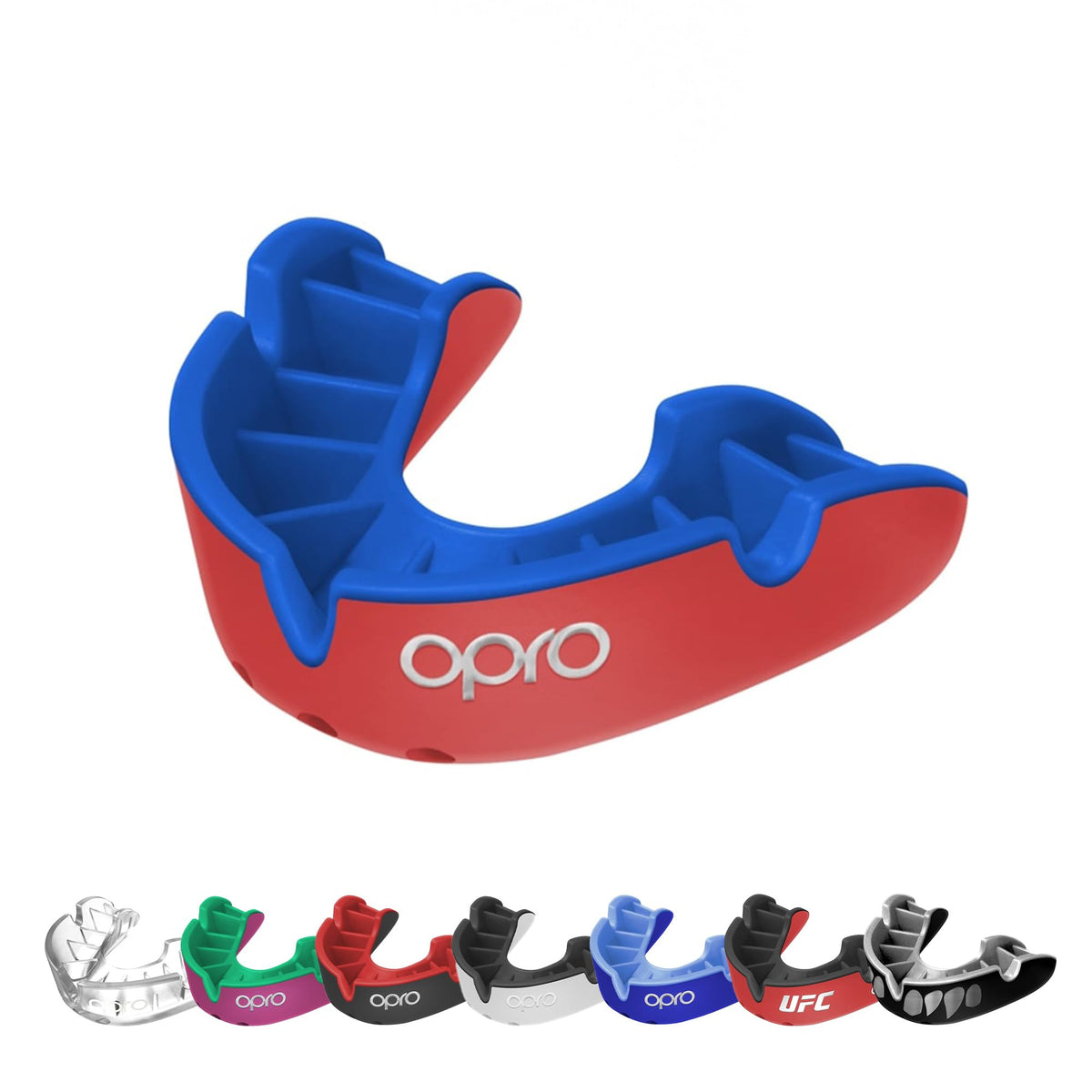 OPRO Silver Level Mouthguard Essential Fit – Gum Shield Adult and Kids – OPRO Mouth Guard Boxing and MMA, Easy Self-Fit Gum Shield Rugby and Hockey – Superior Protection with Dental Warranty