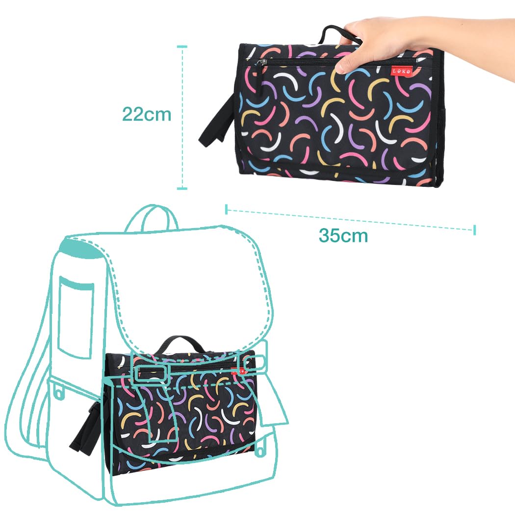 Lekebaby Portable Nappy Changing Mat Travel Baby Change Mat
