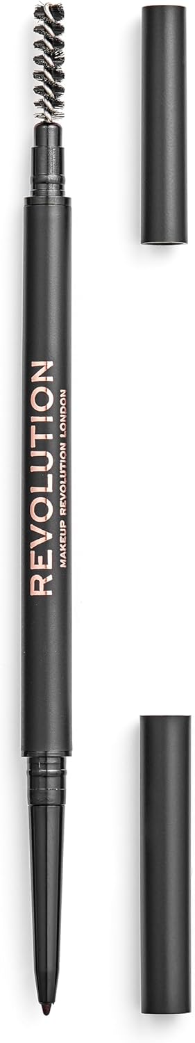 Revolution Precise Brow Pencil, Dark Brown, 0.05g