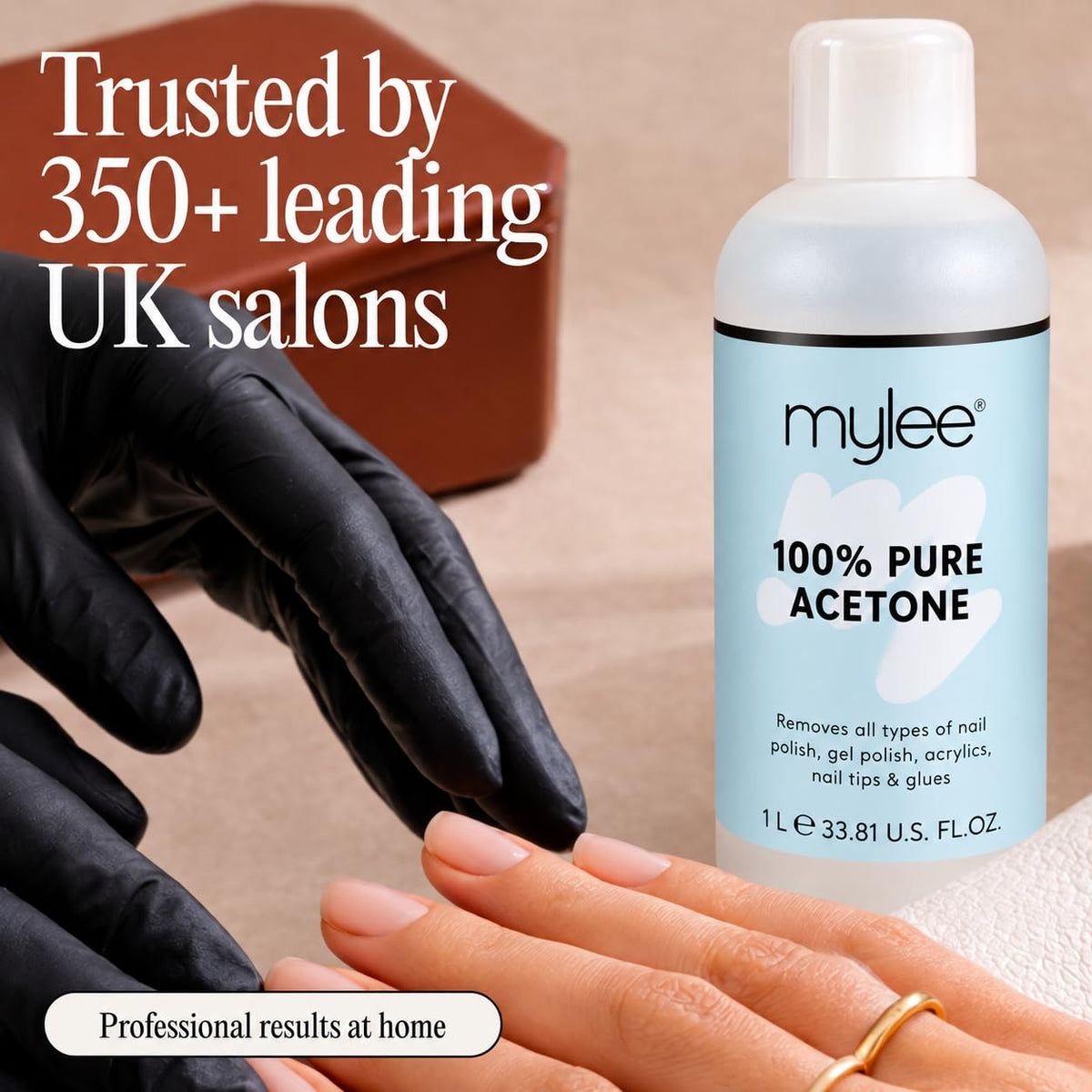 Mylee 100% Pure Acetone (300ml) - Gel Nail Polish Remover