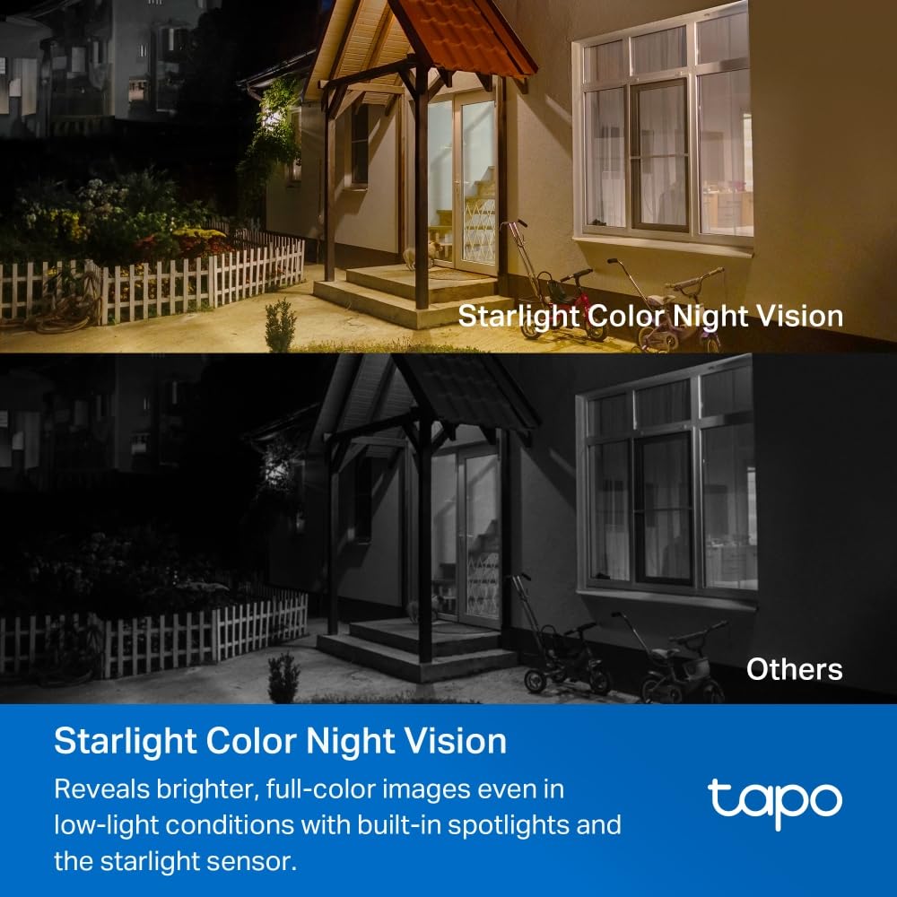 Tapo 2K QHD Wireless Indoor/Outdoor Smart Security Camera