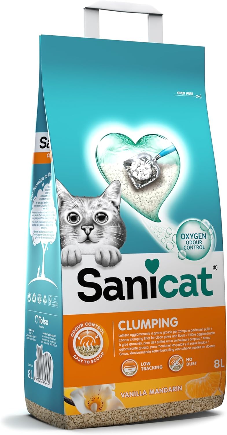 Sanicat - Classic Fragrance-Free cat litter 10L capacity