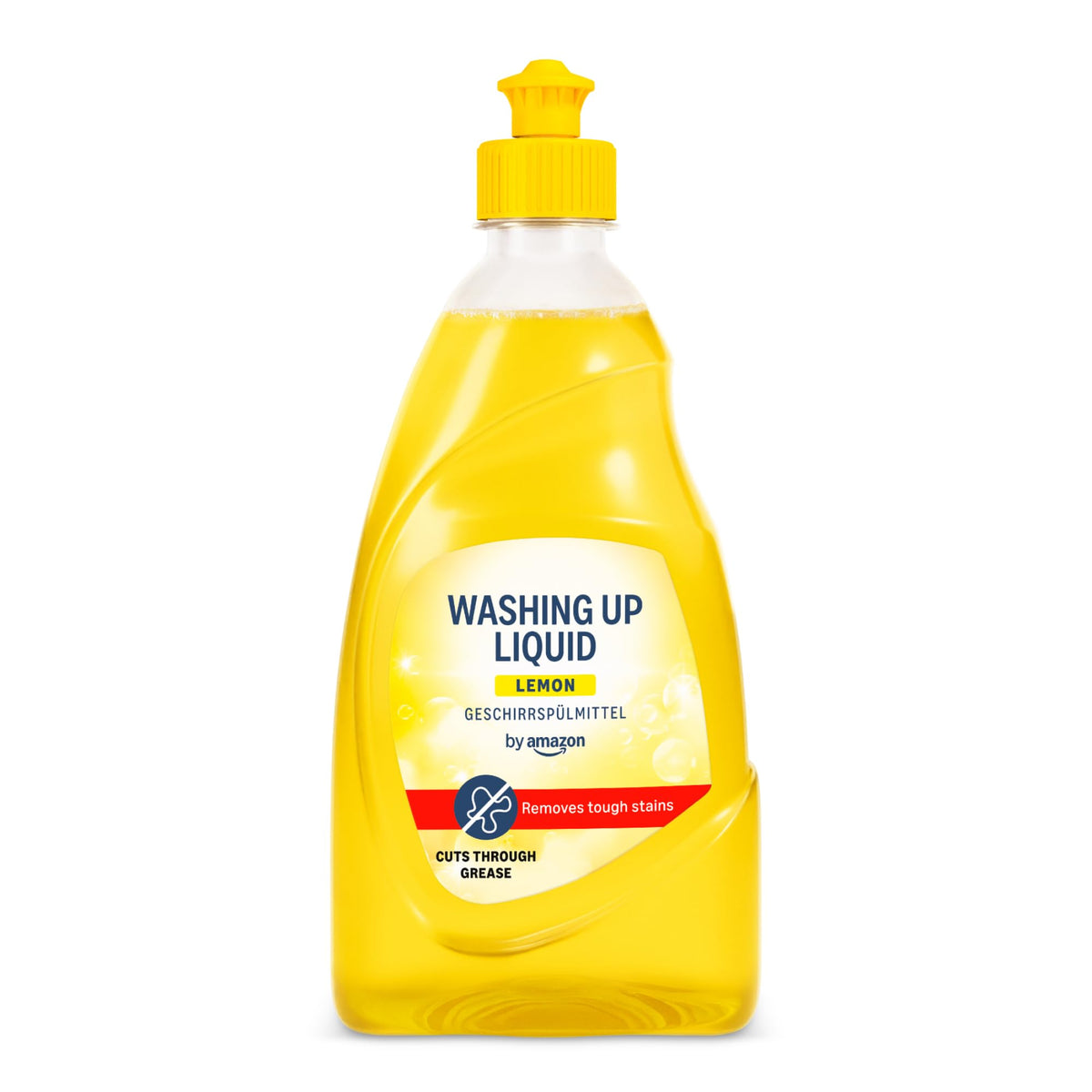 byAmazon Washing Up Liquid, Lemon 500ml (Pack of 2)