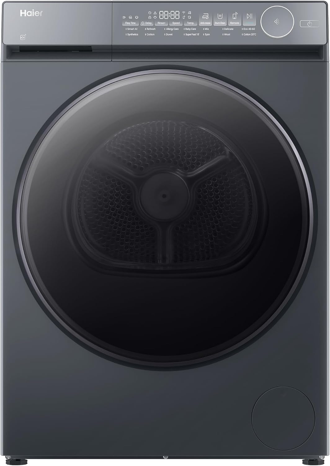 Haier X Series 7 Heat Pump Tumble Dryer, 10kg, Graphite, A++